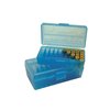 Die MTM Case-Gard P-100 Flip Top Pistol Ammo Boxes sind ideal für deine Munition, bieten eine rutschfeste Oberfläche, sind stapelbar und haben eine 25 Jahre Garantie.