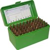 Die FLIP TOP RIFLE AMMO BOX von MTM CASE-GARD ist extrem robust, hat einen 25 Jahre garantierten Mechanikverschluss und schützt deine Munition zuverlässig.