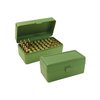 Die FLIP TOP RIFLE AMMO BOX von MTM CASE-GARD ist langlebig, bruchsicher und bietet Platz für 50 Rnd. Mit einem sicheren Snap-Lock und einem praktischen Ladeetikett.