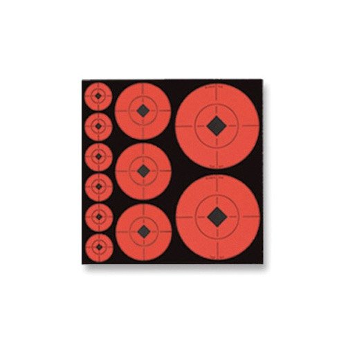 Entdecke die fluoreszierenden Zielpunkte von Birchwood Casey 🎯! Perfekt zum Einschießen von Gewehren mit hoher Sichtbarkeit. 132 Stück im Set.