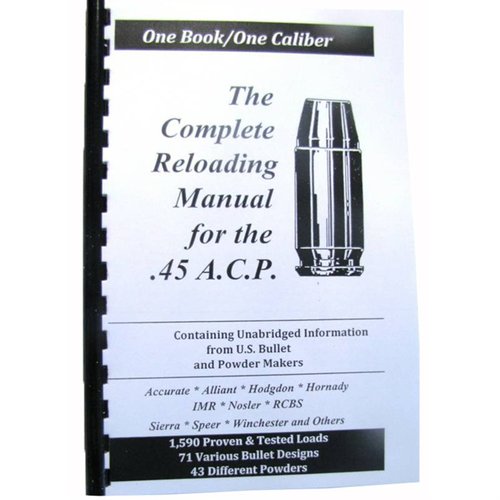 Entdecke das LOADBOOK-45 ACP von LOADBOOKS USA 📚 – dein perfekter Leitfaden für präzises Wiederladen von Handfeuerwaffen und mehr!