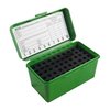 Die MTM CASE-GARD Ammo Box schützt deine Munition optimal mit einem faltbaren Griff, der Platz spart, und speziellen Fingern, die Beschädigungen der Geschossspitzen verhindern.