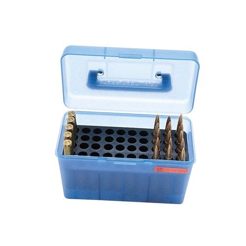 Die HANDLE CARRY RIFLE AMMO BOX schützt deine Munition optimal, bietet Platz für 50 Runden und hat einen praktischen Tragegriff für einfachen Transport.