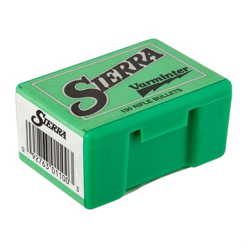 Entdecke die VARMINTER 22 Caliber Soft Point Bullets von Sierra! 🎯 Präzise, leicht und explosiv für dein Varmint-Jagen. 100 Stück pro Box.