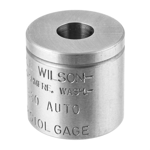 Überprüfe mit dem WILSON PISTOL MAX CASE GAGE 📏 alle kritischen Abmessungen deiner 380 Auto Hülsen für präzises Wiederladen!