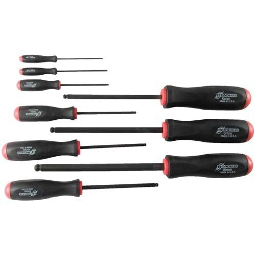 Entdecke das BONDHUS® Balldriver® Hex Set! 🔧 Mit 9 metrischen Schraubendrehern für einfaches Arbeiten mit Sechskant-Schrauben.