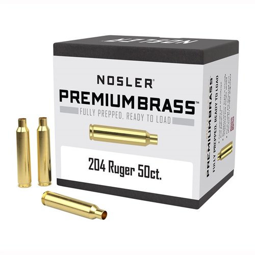 Entdecke die Premium 204 Ruger Brass von Nosler! 🌟 Perfekt vorbereitet für deine Handlader-Bedürfnisse. 50 Stück pro Box.