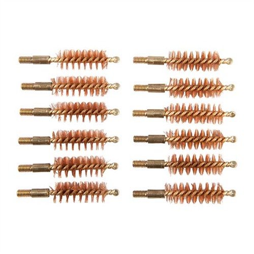 Entdecke das Dutzendpack Bronze-Pistolenbürsten von SINCLAIR INTERNATIONAL. Ideal für 10 mm/40/41 Cal. 🛠️ Perfekt für deine Reinigungsbedürfnisse!
