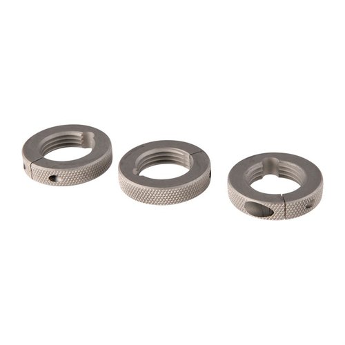 Entdecke die CROSS BOLT DIE LOCK RING 3-PACK von Sinclair International. 🔧 Ideal für alle 7/8-14 Wiederladegeschosse. Perfekt für erfahrene Wiederlader!