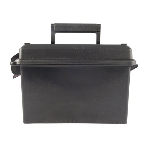 Die MTM 50 Caliber Ammo Can ist leicht, robust und bietet eine hervorragende Wasserbeständigkeit mit einem sicheren Doppelschloss-System für deinen Munitionsbedarf.