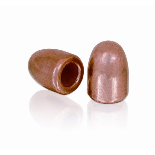 Entdecke die PLATED 45 Caliber Kugeln von Berry! 🌟 Ideal für Standard-Pistolengeschwindigkeiten und umweltfreundlich dank Kupferbeschichtung.