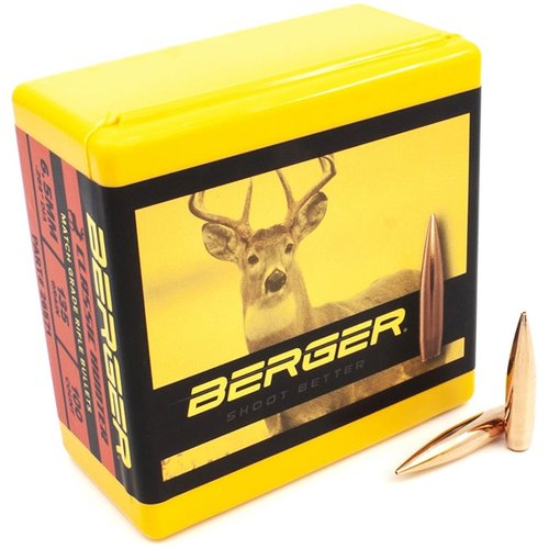 Entdecke die Berger Classic Hunter 6.5mm Geschosse! 🎯 Optimale Effizienz und schnelle Expansion für präzises Schießen. Ideal für Fabrikgewehre!
