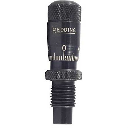 Mit dem Redding STANDARD BULLET SEATING MICROMETER erreichst du präzise und wiederholbare Geschosssetz-Tiefen bis 1/1000 Zoll für maximale Genauigkeit.