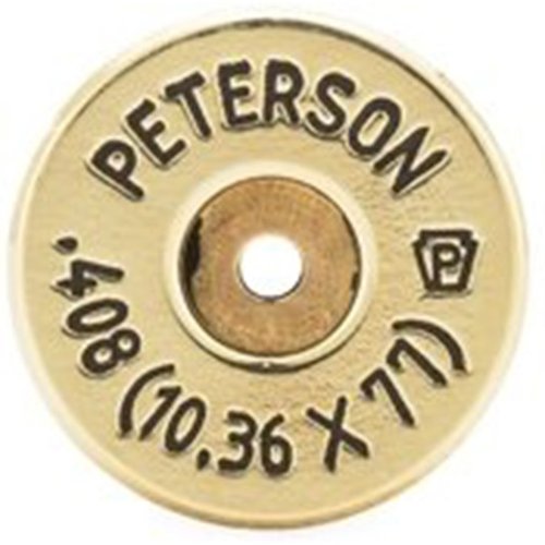 Entdecke die 10.36x77mm Brass Peterson Cartridge für Präzision auf bis zu 2.200 Yards! 🎯 50 Patronen in robuster Box, ideal für deine Bedürfnisse.