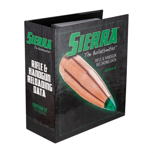 Entdecke das 6. Auflage Wiederladehandbuch von Sierra Bullets 📚 für Gewehre & Handfeuerwaffen - perfekt für Anfänger und Profis!