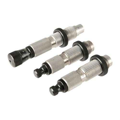 Entdecke das MASTER HUNTER DELUXE CARBIDE DIE SET von REDDING für 6.5MM PRC. 🏹 Perfekt für präzises Nachladen und optimales Schießen!
