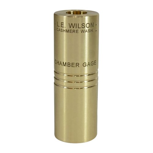 Überprüfe deine 6.5mm Creedmoor Patronen mit dem BRASS MINIMUM DIMENSION CHAMBER GAGE von L.E. WILSON. 🔍 Sicher dir die perfekte Passform!