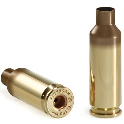 Entdecke die 6mm Dasher Brass von Peterson Cartridge! Präzise und konsistente Hülsen für deine Langwaffe. 🛠️ 50 Stück in robuster Box!