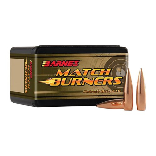 Entdecke die Barnes Match Burner 6mm (0.243") Geschosse! 🎯 Präzise, erschwinglich und ideal für Benchrest- und Hochleistungsschießen.