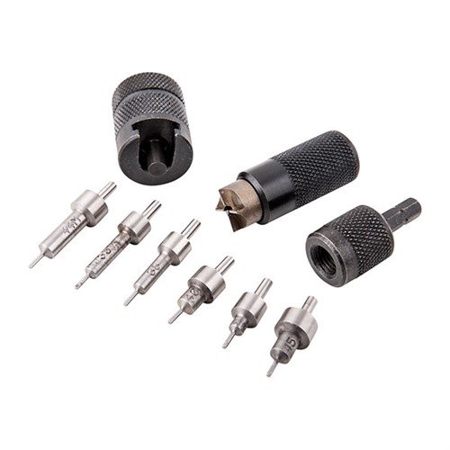 Entdecke das E-ZEE TRIMMER LYMAN Handgun Set! ✂️ Präzises Trimmen für deine Handfeuerwaffen mit Hand- und Stromanpassungen.