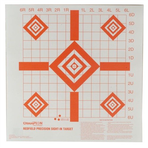 Einschießen leicht gemacht! 🎯 Hol dir die REDFIELD Sight-In Targets von Champion Targets für präzise Einstellungen und Gruppen-Schießen. 100 Stück im Paket!