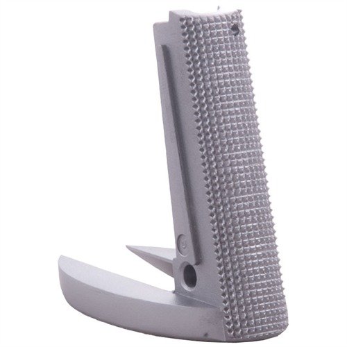 Erlebe den 1911 Mainspring Housing mit Magwell von Smith & Alexander! 🔧 Erleichtert Magazinwechsel und verbessert die Griffkontrolle.