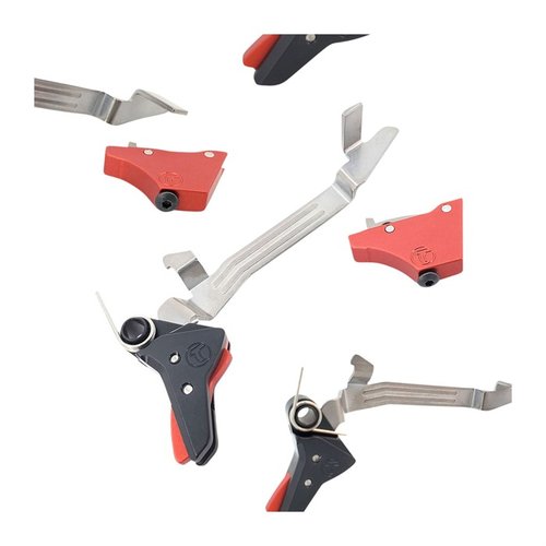 Verbessere deinen Glock Gen 5 Abzug mit dem Timney Alpha Trigger! 🎯 Einfach zu installieren und sorgt für präzise Schüsse bei 3 lbs.