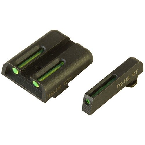 Entdecke die TRITIUM FIBER OPTIC (TFO) SIGHT SETS für Glock! 🌟 Schnelle Zielerfassung bei allen Lichtverhältnissen – perfekt für Wettkampf und Einsatz!