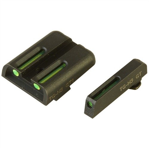 Entdecke die TRITIUM FIBER OPTIC (TFO) SIGHT SETS für Glock®! 🌟 Schnelle Zielerfassung bei jedem Licht, perfekt für Wettkampf und Kampf.
