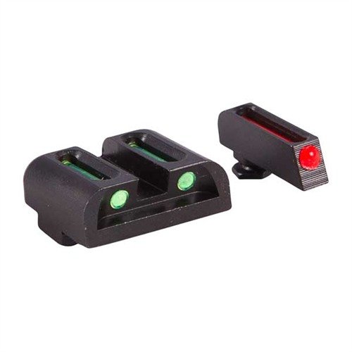 Entdecke die FIBER OPTIC BRITE-SITE SIGHT SETS für Glock®! 🌟 Hohe Helligkeit und einfache Montage für präzises Zielen im Wettkampf.