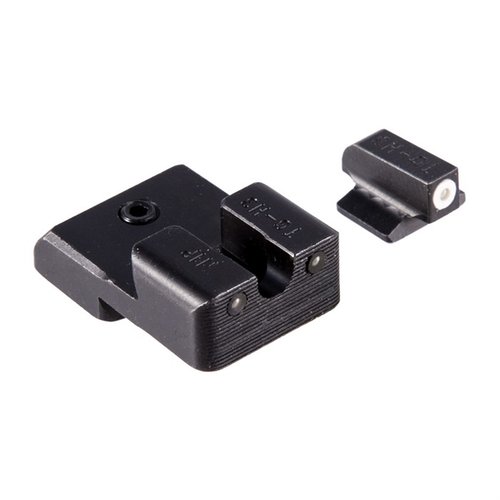 Entdecke die TRUGLO Tritium Nachtvisiere für präzises Zielen! 🌟 Batteriefrei, langlebig und kompatibel mit Novak-Handfeuerwaffen.