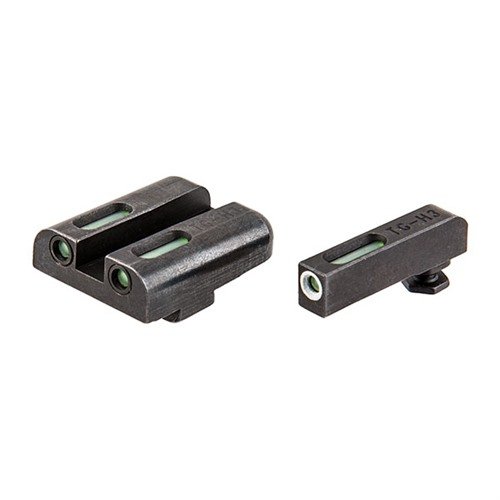 Entdecke die TRUGLO TFX Tritium Fiber Optic Sight Sets für Glock® ✨. 24-Stunden Sichtbarkeit und schnelle Zielerfassung für deine Sicherheit!