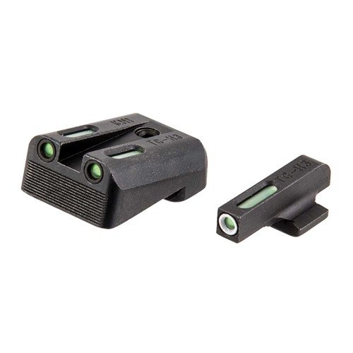 Entdecke das KIMBER 1911 TFX Tritium Fiber Optic Sight Set! 🌟 Bessere Sichtbarkeit und schnelle Zielerfassung für deine Kimber 1911.