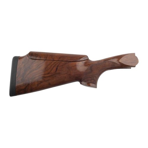 Entdecke den Beretta USA STK Trident Trap! 🎯 Verstellbarer Hinterschäft aus Holz für Linkshänder im eleganten Braun. Perfekt für dein DT10!
