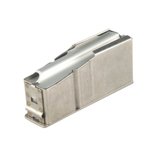 Entdecke das SAKO 85 Magazin für 300 Winchester Magnum. 🛠️ Hergestellt aus Edelstahl, 4-Round Kapazität für dein Bolt Action Gewehr.