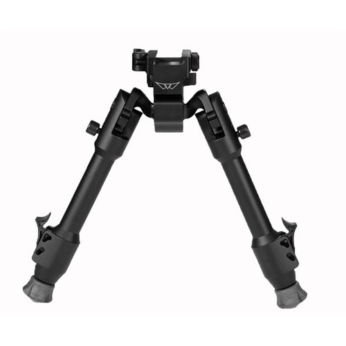 Die Warne Skyline Precision Bipod ist leicht, einfach an Picatinny-Schienen zu befestigen und ermöglicht schnelle Höhenanpassungen mit einer Hand für präzises Schießen.