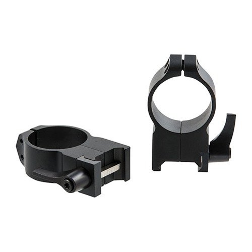 Die MAXIMA Quick Detach Ringe bieten eine robuste, präzise Montage mit einstellbaren Hebeln, die perfekt für Weaver-Basen geeignet sind und Nullverlust garantieren.