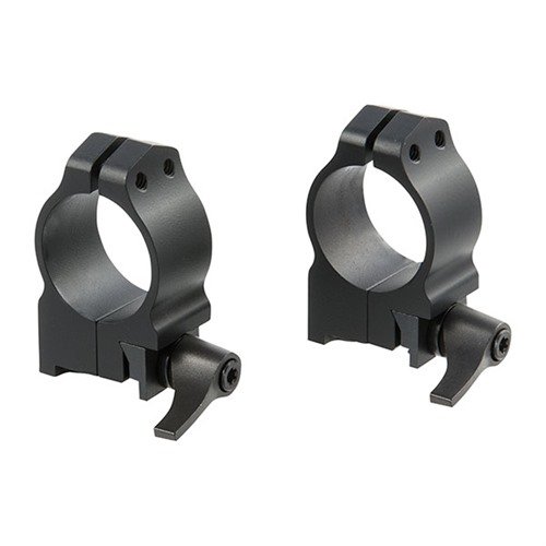 Die Maxima QD Ringe bieten eine schnelle Montage und Demontage deiner Optik, ohne die Nullstellung zu verlieren, und passen perfekt auf verschiedene Ruger Modelle.