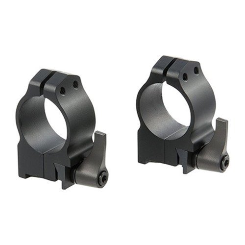 Die MAXIMA QD Ringe bieten eine präzise Passform, hohe Haltbarkeit und ermöglichen ein schnelles Abnehmen und Wiederanbringen der Optik ohne Nullpunktverlust.