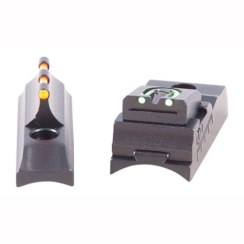 Verbessere deine Zielgenauigkeit mit dem TRADITIONS BUCKHUNTER SIGHT SET! 🎯 Robuste Fiber-Optik für alle Lichtverhältnisse.