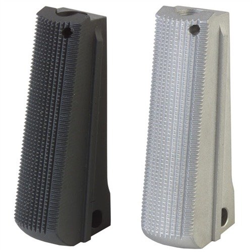 Entdecke das 1911 V-GRIP Mainspring Housing von Wilson Combat. 💪 Sorgt für sicheren Grip und optimale Handposition beim Schießen!