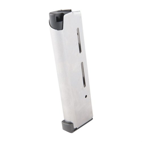 Entdecke das ELITE TACTICAL 1911 .45 ACP Magazin von Wilson Combat. 💪 Ultra-zuverlässig mit 8 Schuss Kapazität und langer Lebensdauer!