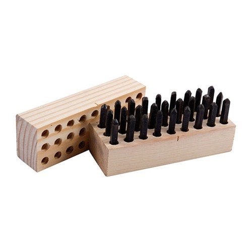 Entdecke die STEEL ALPHABET LETTERS & FIGURES Stempel 🛠️ für perfekte Abdrücke auf Metall. Hochwertiger Stahl, präzise verarbeitet! Ideal für deine Projekte.