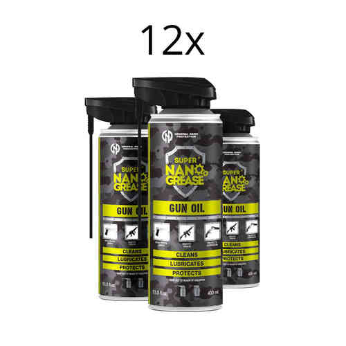 Entdecke das Super Nano Waffenöl Spray 400ml 🛠️! Es reinigt, schmiert und schützt deine Waffe zuverlässig für eine längere Lebensdauer.