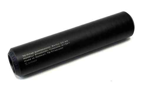 Entdecke den TE-Titan Suppressor Standard Cal.300 mit M15x1 Gewinde von Tronrud Engineering. Ideal für dein nächstes Abenteuer! 🔥