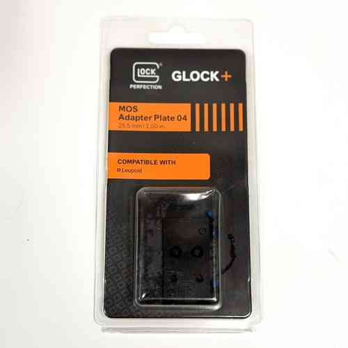 Die Glock Adapterplatte MOS 04 ermöglicht dir eine einfache Montage von Optiken und verbessert die Flexibilität deiner Glock – ideal für jedes Schießabenteuer!