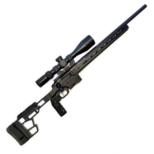 Brownells PRS Solus Büchse 🎯6,5 Creedmoor mit 22" Sendero Lauf, MDT ACC Gen2 Chassis, TriggerTech Abzug und Swampfox 5-25x56 FFP Optik. Komplettes Long-Range System.